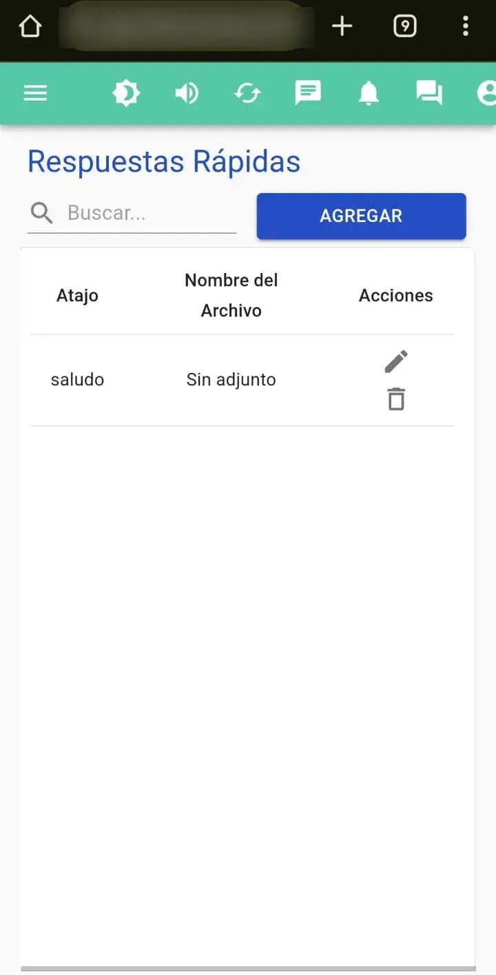CRM en móvil
